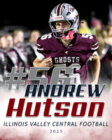 Senior Football Player Poster Designs
